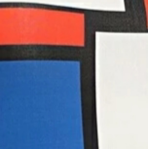 New with tags colorful chic unique geometric top - Picture 4 of 5